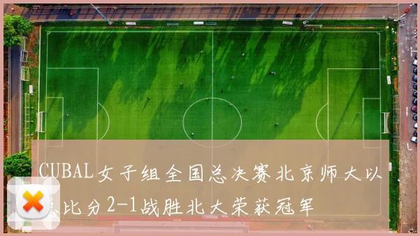 CUBAL女子组全国总决赛北京师大以总比分2-1战胜北大荣获冠军