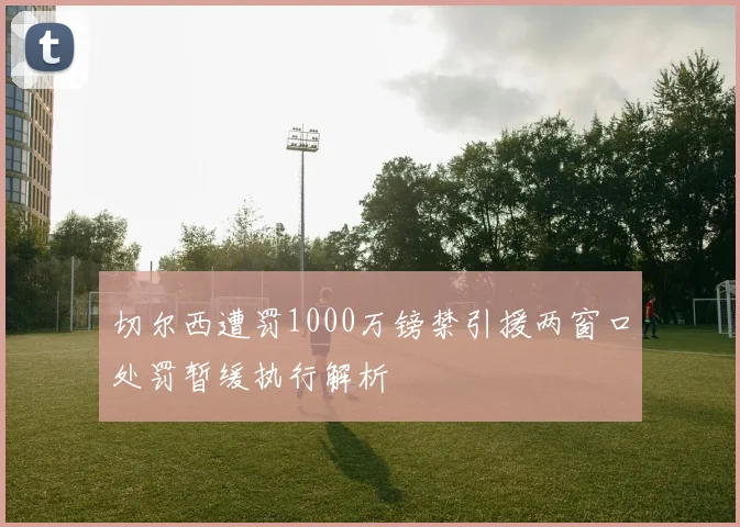 切尔西遭罚1000万镑禁引援两窗口处罚暂缓执行解析